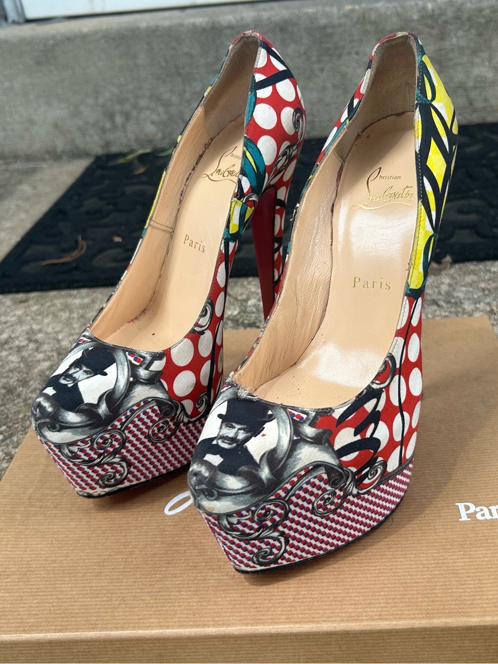 Christian Louboutin Multicolor Daffodile 160 Pumps